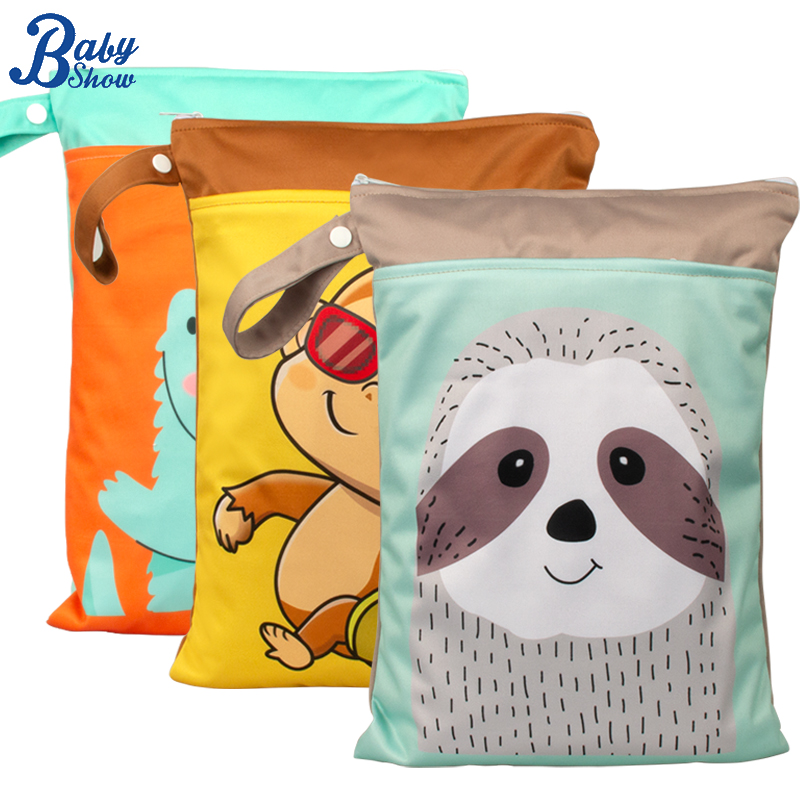 Diaper Bag Backpack - Babyshow 25x35 سنتيمتر الرطب حقيبة جافة