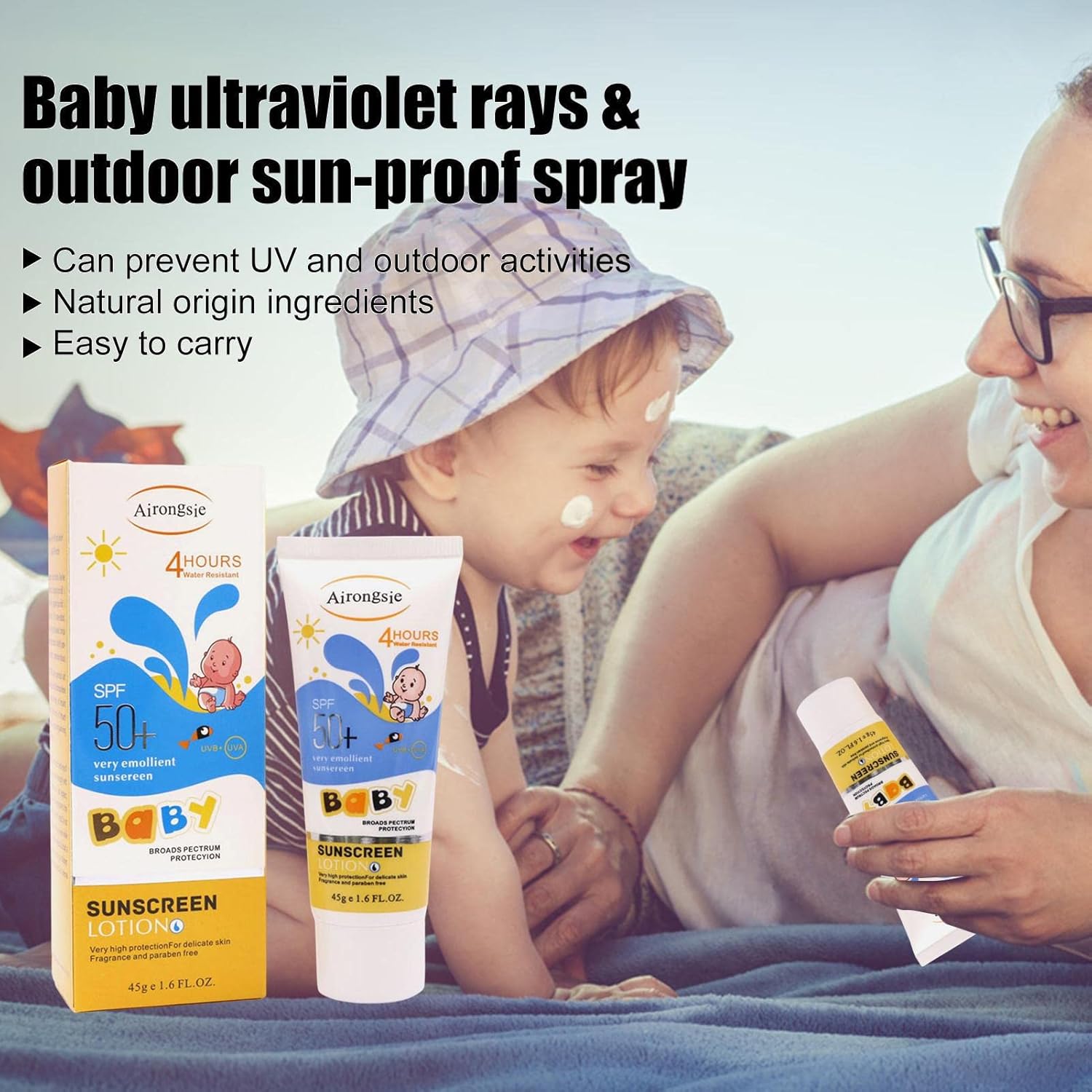 غسول الطفل Sunblock للبشرة الح - مراجعة Baby Sunscreen Lotion وسعره
