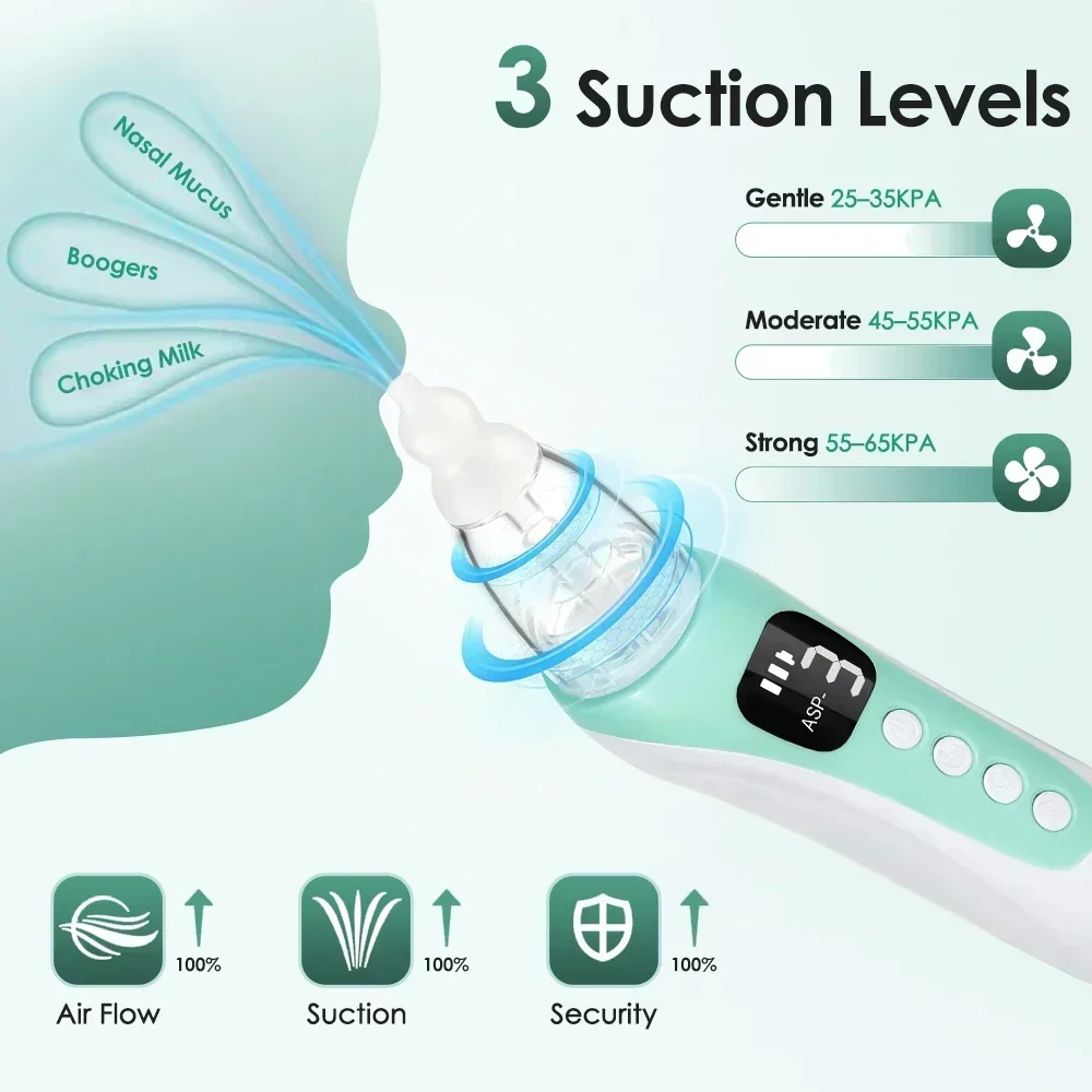 شفاط أنف كهربائي للأطفال، 3 مس - مراجعة Nasal Aspirator وسعره